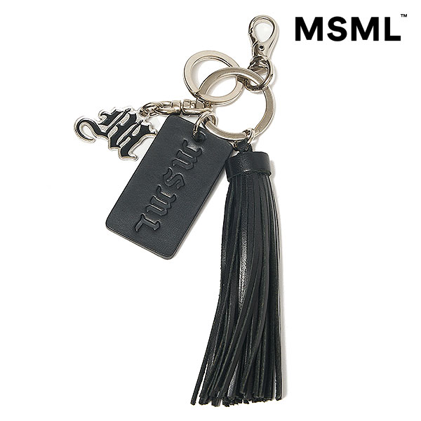 2026 春夏 メーカー取り寄せ対応 MSML エムエスエムエル LEATHER TASSEL KEYHOLDER キーホルダー キャンセル不可 atfacc