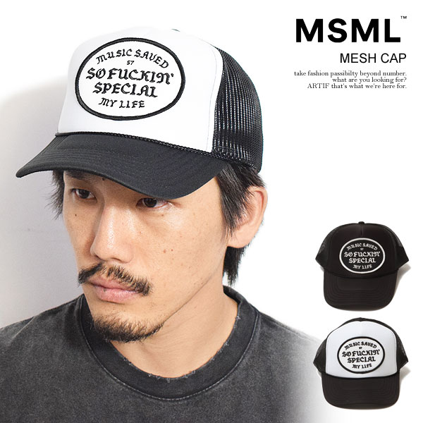 MSML エムエスエムエル MESH CAP メンズ キャップ メッシュキャップ トラッカーキャップ M.S.M.L 送料無料 ストリート atfcap
