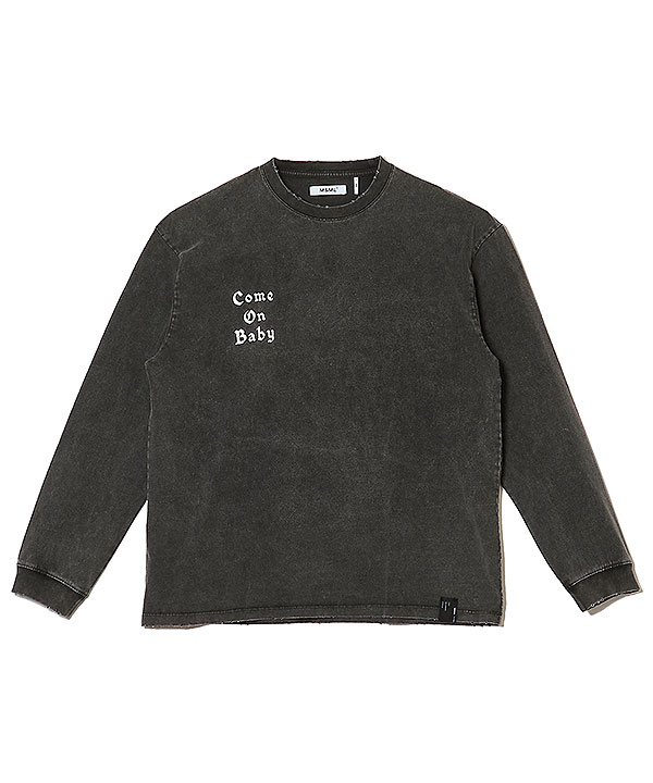 2026 春夏 メーカー取り寄せ対応 MSML エムエスエムエル LIGHT MY FIRE LONG SLEEVE T SHIRT Tシャツ キャンセル不可 atftps_1