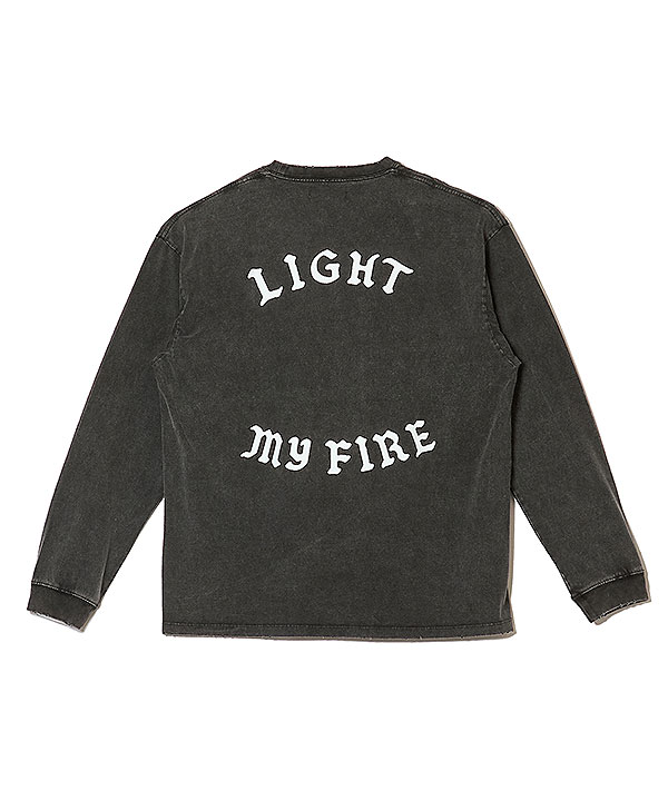 2026 春夏 メーカー取り寄せ対応 MSML エムエスエムエル LIGHT MY FIRE LONG SLEEVE T SHIRT Tシャツ キャンセル不可 atftps_2