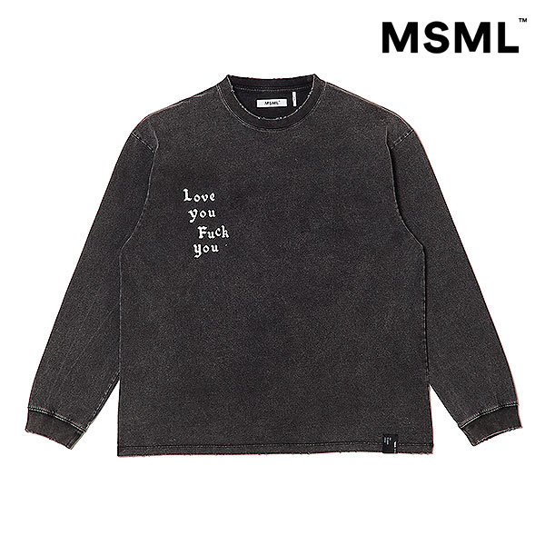 2026 春夏 メーカー取り寄せ対応 MSML エムエスエムエル POWER TO THE PEOPLE LONG SLEEVE T SHIRT Tシャツ 送料無料 atftps
