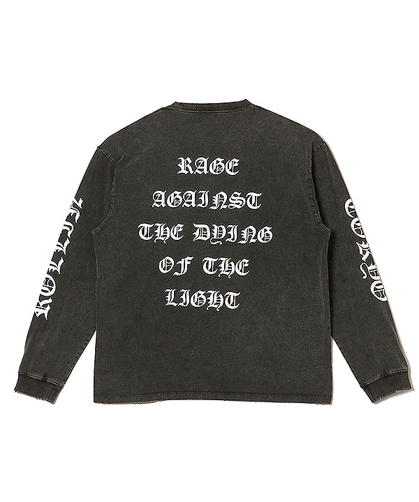 2026 春夏 メーカー取り寄せ対応 MSML エムエスエムエル OLD ENGLISH LONG SLEEVE T SHIRT Tシャツ キャンセル不可 atftps_2