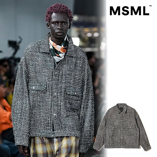 2026 春夏 メーカー取り寄せ対応 MSML エムエスエムエル 2ND TYPE OVERSIZED JACKET ジャケット 送料無料 キャンセル不可 atfjkt