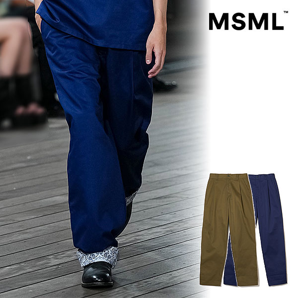 2026 春夏 先行予約 3月中旬〜下旬入荷予定 MSML エムエスエムエル BANDANA T/C TWILL PANTS パンツ キャンセル不可 atfpts