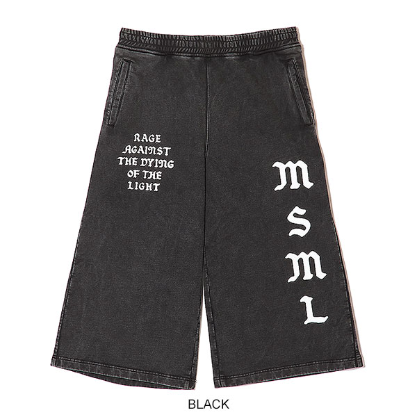 2026 春夏 先行予約 4月上旬〜中旬入荷予定 MSML エムエスエムエル GARMENT DYED SWEAT CROPPED PANTS パンツ atfpts_6