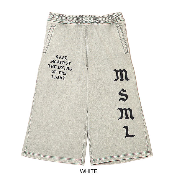 2026 春夏 先行予約 4月上旬〜中旬入荷予定 MSML エムエスエムエル GARMENT DYED SWEAT CROPPED PANTS パンツ atfpts_8
