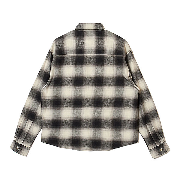 2026 春夏 メーカー取り寄せ対応 MSML エムエスエムエル OMBRE CHECK SNAP BOTTON SHIRT シャツ キャンセル不可 atftps_10