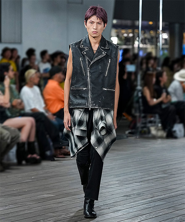 2026 春夏 メーカー取り寄せ対応 MSML エムエスエムエル OMBRE CHECK SNAP BOTTON SHIRT シャツ キャンセル不可 atftps_4