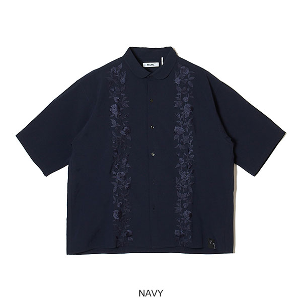 2026 春夏 先行予約 3月中旬〜下旬入荷予定 MSML エムエスエムエル SEERSUCKER EMBROIDERY SHIRT キャンセル不可 atftps_14