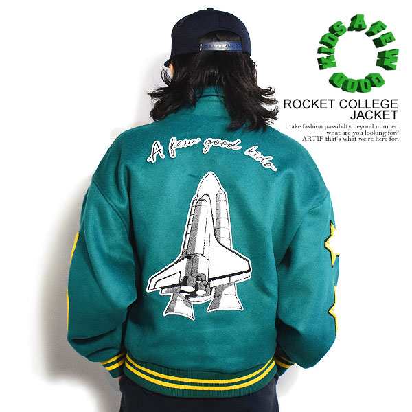 50％OFF SALE セール A FEW GOOD KIDS アフューグッドキッズ ROCKET COLLEGE JACKET メンズ ジャケット スタジャン AFGK atfjkt