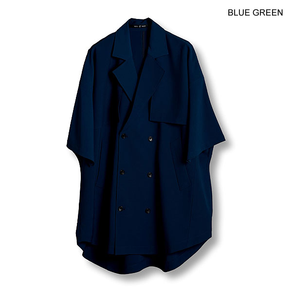 60％OFF SALE セール NO ID. BLACK ノーアイディー ドルマンスリーブトレンチポンチョ メンズ ジャケット モード atfjkt_16
