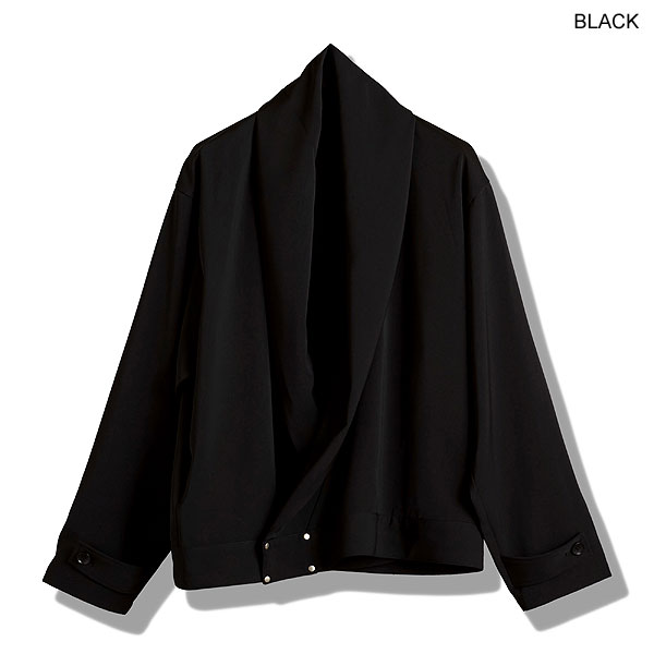 NO ID. BLACK ノーアイディー ショールカラードレープBIG-BLZ メンズ