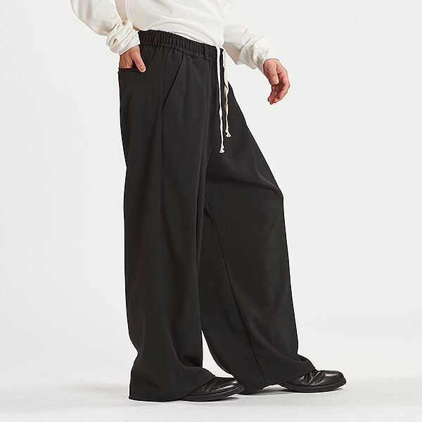 NO ID. BLACK ノーアイディー 2WAYクロスタックイージーワイドトラウザーズ メンズ パンツ イージーパンツ ワイドストレート atfpts_14