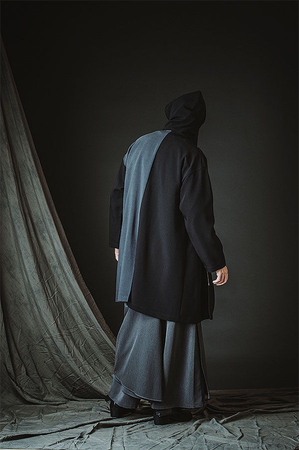 2026 春 先行予約 2月下旬入荷予定 NO ID. BLACK ノーアイディー レイヤードケープバギートラウザーズ パンツ キャンセル不可 atfpts_5