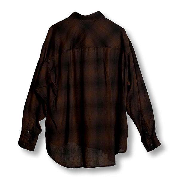 50％OFF SALE セール NO ID. ノーアイディー オンブレーチェックBIG-SH メンズ シャツ チェックシャツ atftps カジュアルシャツ