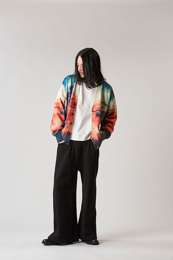 2025 春 先行予約 2月上旬入荷予定 NO ID. ノーアイディー sunriseプリントニットCD メンズ カーディガン atftpsの通販は 2025 春 先行予約 2月上旬入荷予定 NO ID. ノーアイディー sunriseプリントニットCD メンズ カーディガン atftpsの通販は