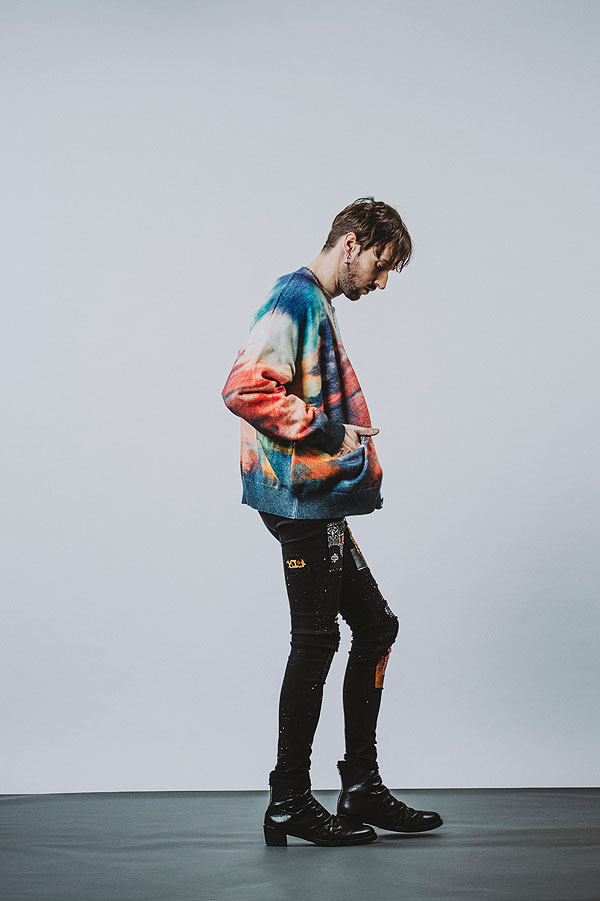 2025 春 先行予約 2月上旬入荷予定 NO ID. ノーアイディー sunriseプリントニットCD メンズ カーディガン atftpsの通販は 2025 春 先行予約 2月上旬入荷予定 NO ID. ノーアイディー sunriseプリントニットCD メンズ カーディガン atftpsの通販は