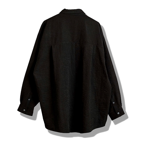 30％OFF SALE セール NO ID. ノーアイディー マットスキンスムースオーバーSH メンズ シャツ 長袖 オーバーサイズ 送料無料 atftps_19