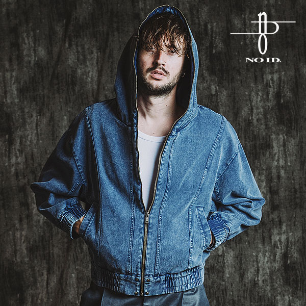 NO ID. ノーアイディー マルチシームフーデッドBLZ メンズ ジャケット フーデッドジャケット ショート丈 送料無料 atfjkt