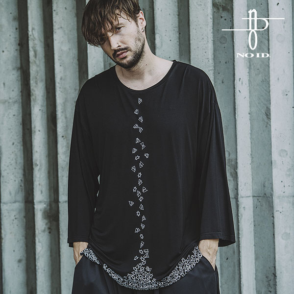 2025 秋 先行予約 8月上旬入荷予定 NO ID. BLACK ノーアイディー モールスプリント7分袖BIG-PO キャンセル不可 atftps