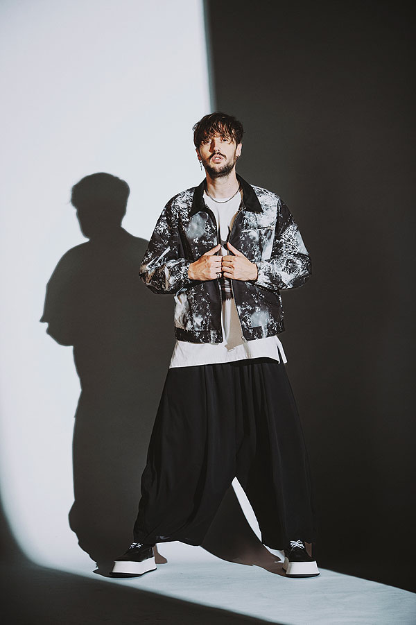 30％OFF SALE セール NO ID. BLACK ノーアイディー Squidギャザーバギートラウザーズ メンズ パンツ ワイドパンツ 送料無料 atfpts_5