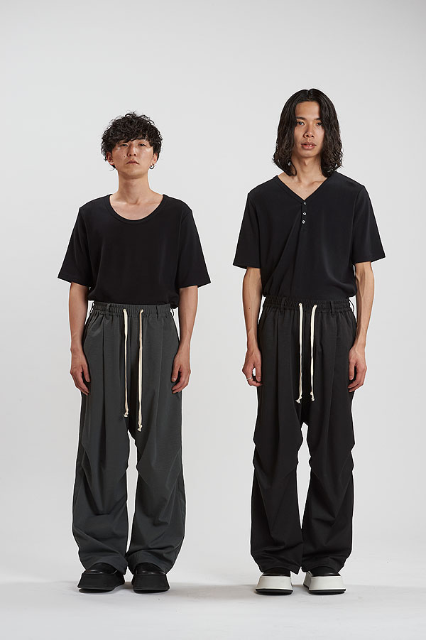 30％OFF SALE セール NO ID. ノーアイディー イージーバギーパラシュートトラウザーズ メンズ パンツ イージーパンツ atfpts_12