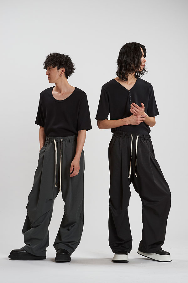 30％OFF SALE セール NO ID. ノーアイディー イージーバギーパラシュートトラウザーズ メンズ パンツ イージーパンツ atfpts_7