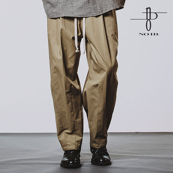 30％OFF SALE セール NO ID. ノーアイディー イージーワイドコクーントラウザーズ メンズ パンツ イージーパンツ atfpts