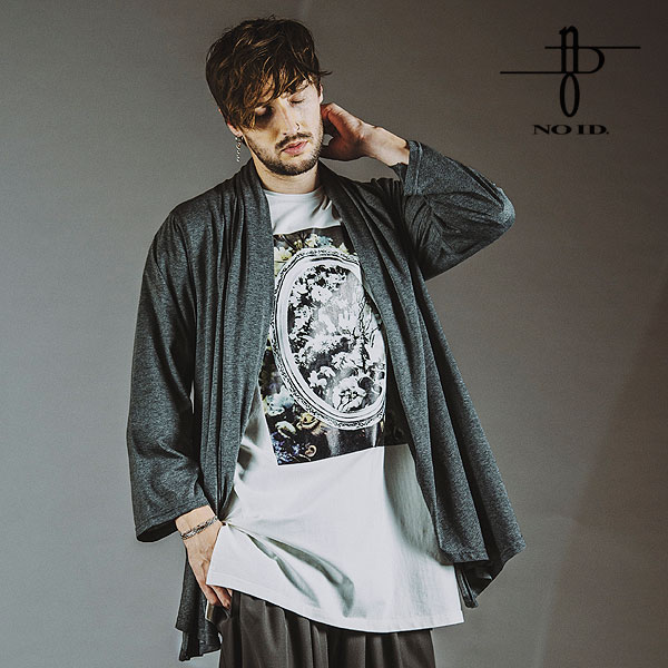 30％OFF SALE セール NO ID. BLACK ノーアイディー ドレープラップガウン メンズ ガウン モード atftpsの通販は