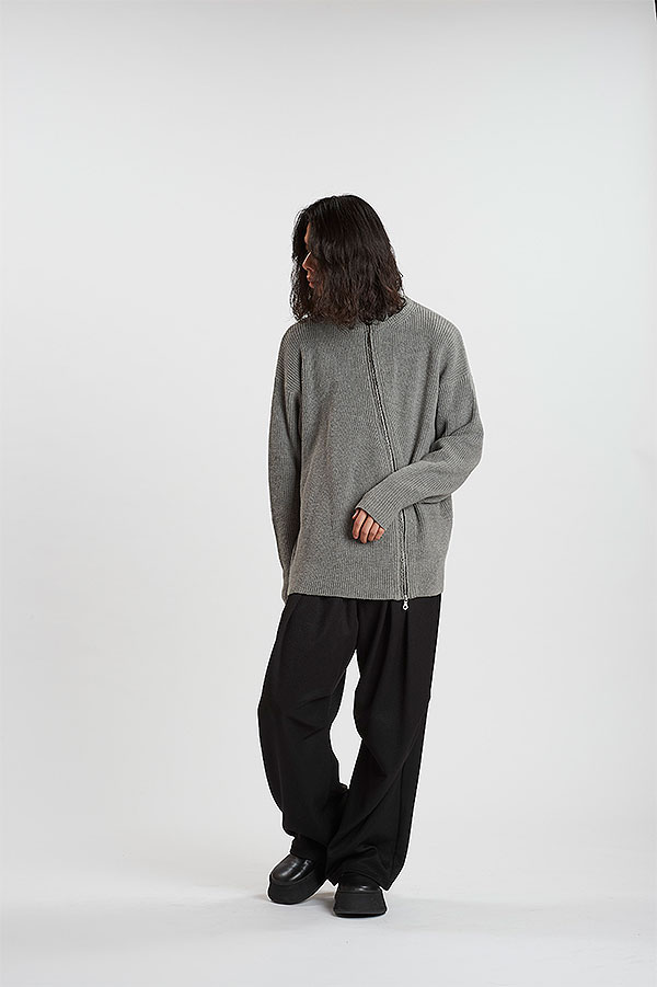30％OFF SALE セール NO ID. BLACK ノーアイディー アシンメトリ-ドライバーズニットCD カーディガン ニット 送料無料 atftps