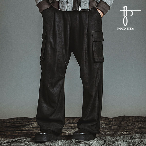 2025 冬 先行予約 12月上旬入荷予定 NO ID. ノーアイディー イージーバギーパラシュートカーゴトラウザーズ パンツ 送料無料 atfpts