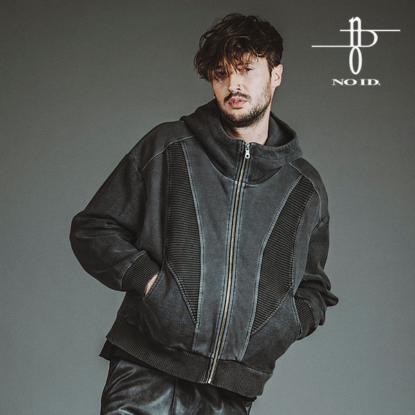 NO ID. ノーアイディー チェンジングニットフーデッドBLZ メンズ ジャケット ジップパーカー フードジャケット 送料無料 atfjkt