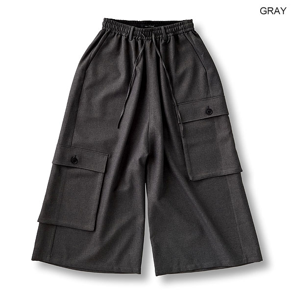 50％OFF SALE セール NO ID. BLACK ノーアイディー アシンメトリーカーゴトラウザーズ メンズ パンツ カーゴパンツ atfpts_17