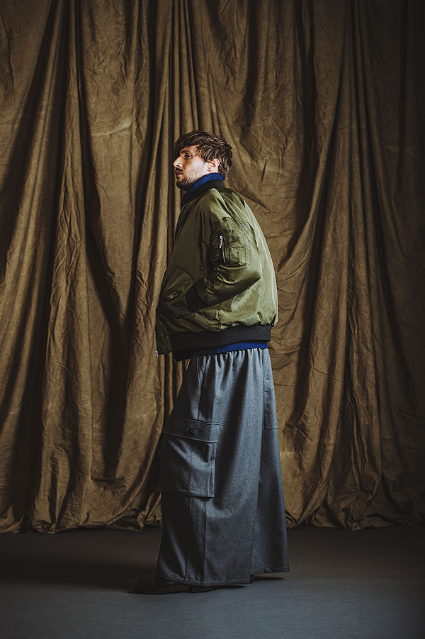 50％OFF SALE セール NO ID. BLACK ノーアイディー アシンメトリーカーゴトラウザーズ メンズ パンツ カーゴパンツ atfpts_5
