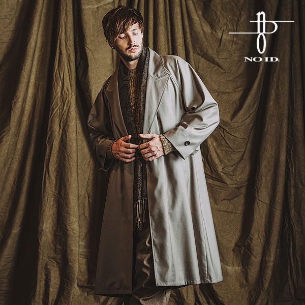 40％OFF SALE セール NO ID. ノーアイディー ダブルブレストBIGロングコート メンズ コート アウター ロングコート atfjkt