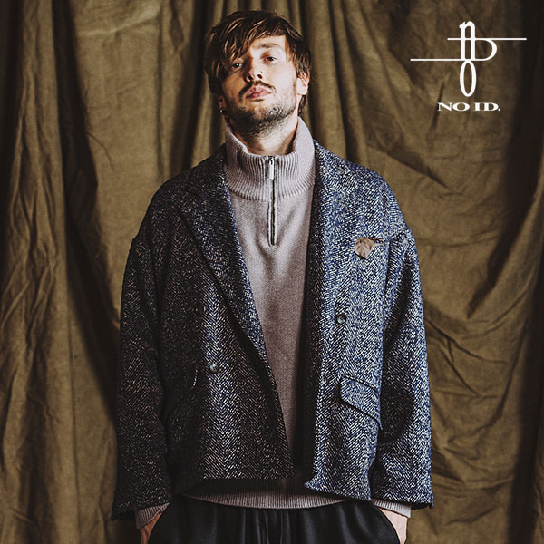 40％OFF SALE セール NO ID. ノーアイディー オーバーサイズダブルブレストJKT メンズ ジャケット オーバーサイズ atfjkt