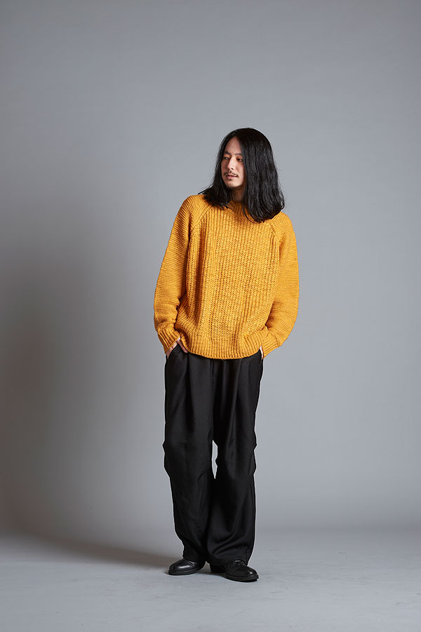 40％OFF SALE セール NO ID. ノーアイディー ローゲージスラブニットC