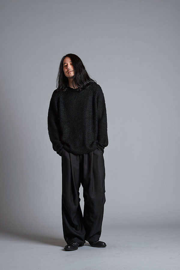 40％OFF SALE セール NO ID. ノーアイディー ローゲージスラブニットC