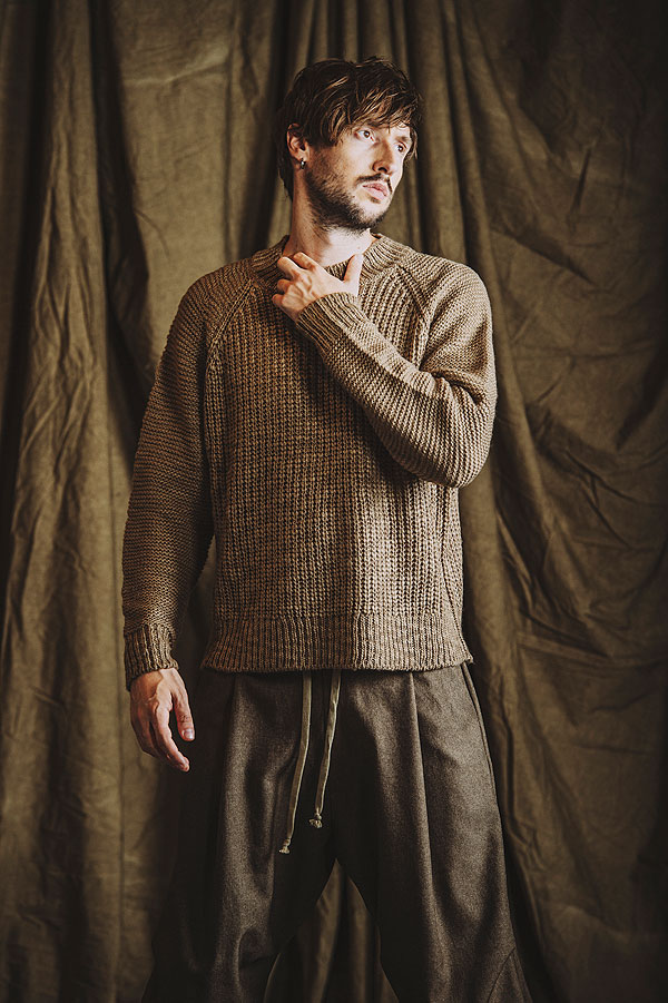 40％OFF SALE セール NO ID. ノーアイディー ローゲージスラブニットC/N-PO メンズ ニット セーター クルーネック atftps 40％OFF SALE セール NO ID. ノーアイディー ローゲージスラブニットC