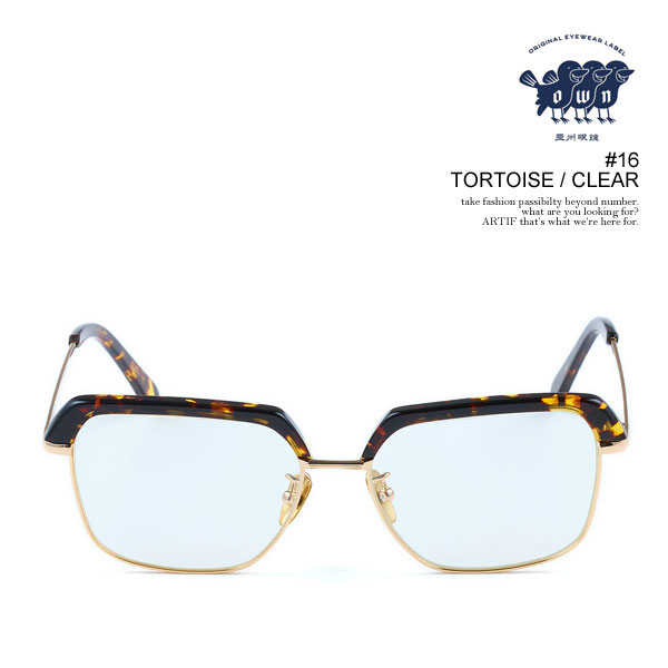 オウン サングラス OWN #11 KIHAKU / SMOKEY GREEN メンズ クリア