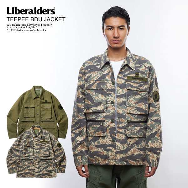 30％OFF SALE セール Liberaiders リベレイダース TEEPEE BDU JACKET メンズ ジャケット ミリタリー 送料無料 atfjkt