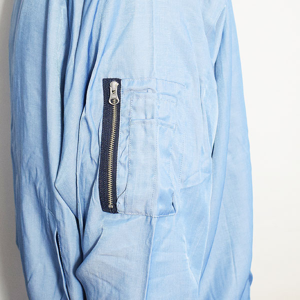 50％OFF SALE セール COACERVATE コアセルベート MA-1タイプ ラグランジャケット -SAX- ジャケット atfjkt