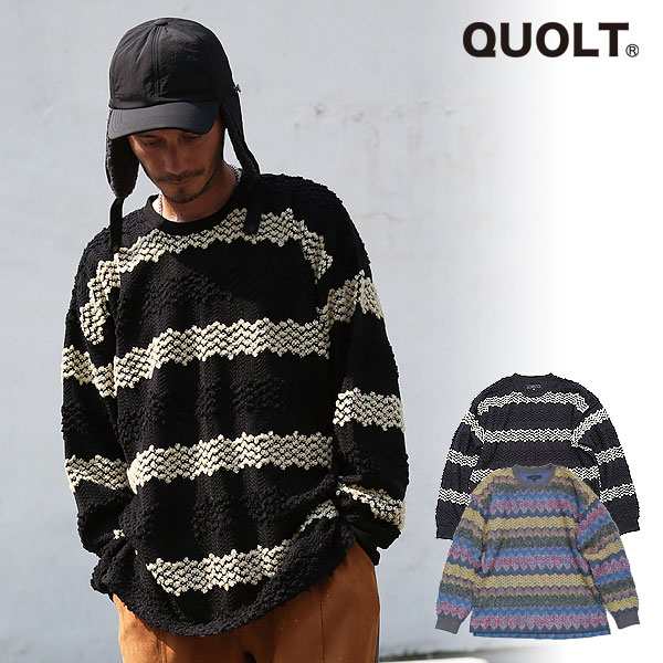 30%OFF SALE セール QUOLT クオルト BJORK KNIT メンズ ニット 送料