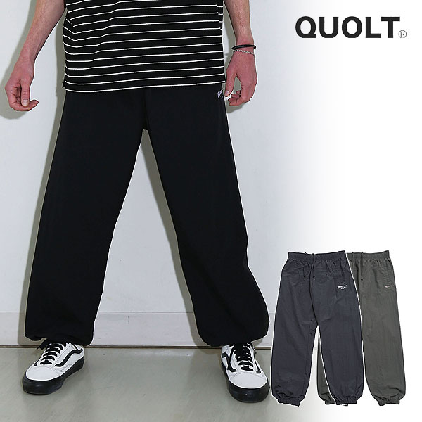 2025 HIGH SUMMER 先行予約 7月上旬〜中旬入荷予定 QUOLT クオルト NYLON PANTS メンズ パンツ キャンセル不可 atfpts