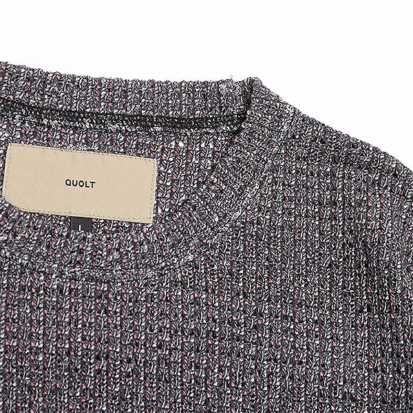 2026 HIGH SUMMER 先行予約 6月上旬〜中旬入荷予定 QUOLT クオルト MIXED-MESH KNIT ニット 送料無料 キャンセル不可 atftps