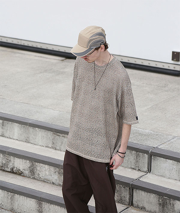 2026 HIGH SUMMER 先行予約 6月上旬〜中旬入荷予定 QUOLT クオルト MIXED-MESH KNIT ニット 送料無料 キャンセル不可 atftps