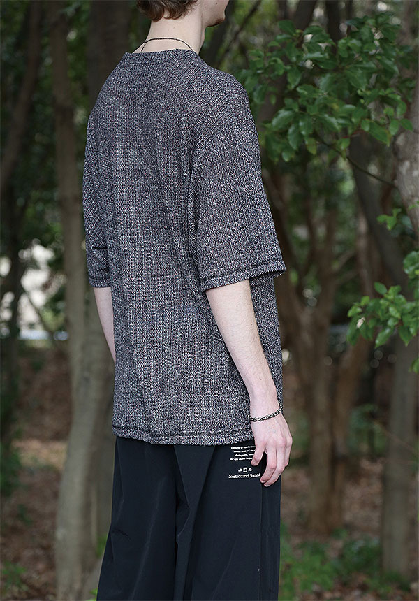 2026 HIGH SUMMER 先行予約 6月上旬〜中旬入荷予定 QUOLT クオルト MIXED-MESH KNIT ニット 送料無料 キャンセル不可 atftps