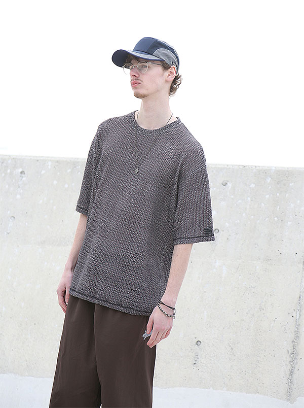 2026 HIGH SUMMER 先行予約 6月上旬〜中旬入荷予定 QUOLT クオルト MIXED-MESH KNIT ニット 送料無料 キャンセル不可 atftps