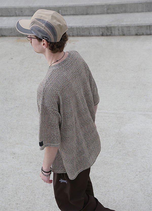 2026 HIGH SUMMER 先行予約 6月上旬〜中旬入荷予定 QUOLT クオルト MIXED-MESH KNIT ニット 送料無料 キャンセル不可 atftps
