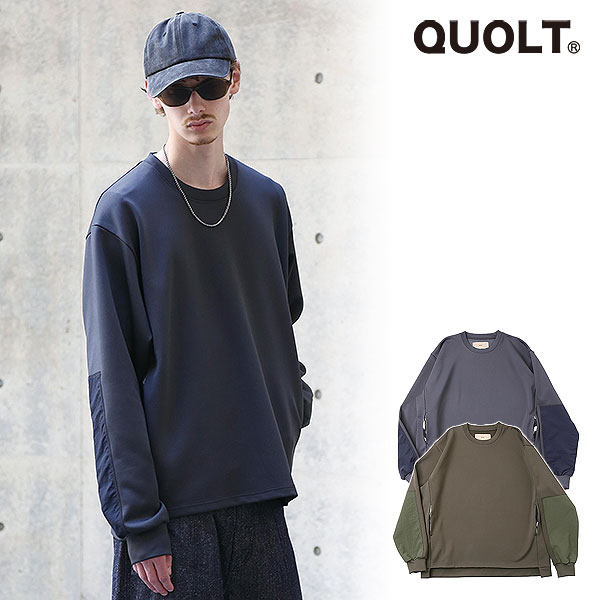 2026 秋冬 先行予約 9月上旬〜中旬入荷予定 QUOLT クオルト ELBOW CUTSEW メンズ カットソー 送料無料 キャンセル不可 atftps